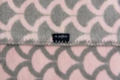 Zaffiro Grijs & Lichtroze Halve Cirkels 75 X 100 Cm Wiegdeken 40726 -LiefjesHoek Verkoop zaffiro deken halve cirkels grijs lichtroze ba1 3 2