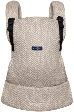 Zaffiro Ergo Beige Leaves Ergonomische Draagzak 8296
