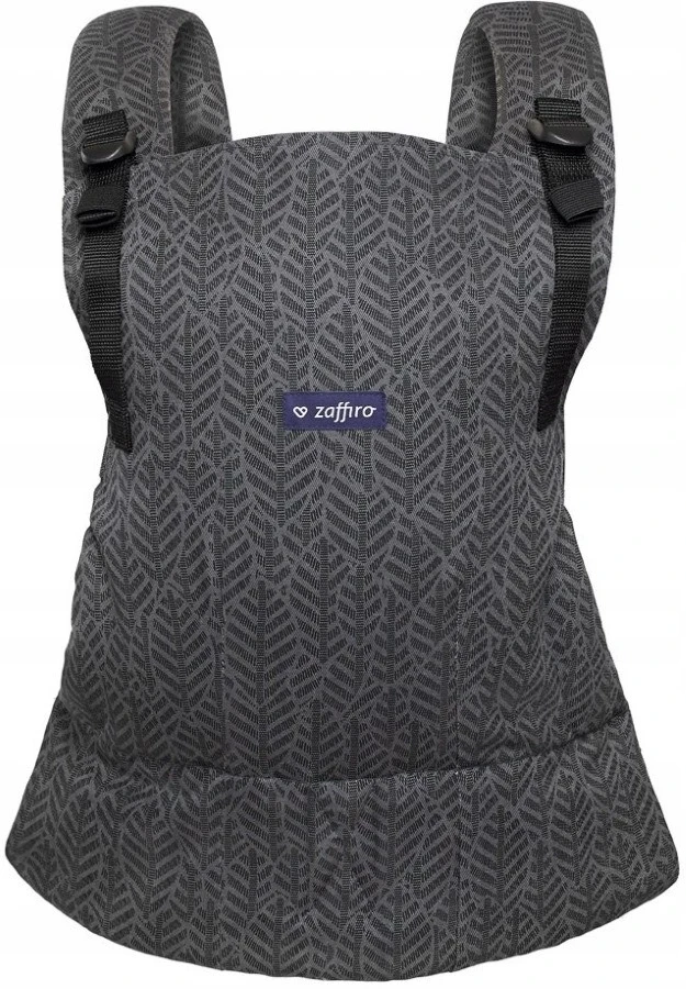 Zaffiro Ergo Graphite Leaves Ergonomische Draagzak 8302 1 Zaffiro Ergo Graphite Leaves Ergonomische Draagzak 8302