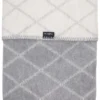 Zaffiro Grijs & Ecru Ruitjes 75 X 100 Cm Wiegdeken 43109