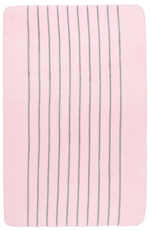 Zaffiro Grijs & Roze Gestreept 100 X 150 Cm Ledikantdeken 15403 4 Zaffiro Grijs & Roze Gestreept 100 X 150 Cm Ledikantdeken 15403 - Afbeelding 4