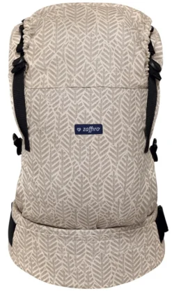 Zaffiro Smart 2.0 Beige Leaves Ergonomische Draagzak 7985 -LiefjesHoek Verkoop zaffiro smart 2.0 beige leaves draagzak 7985