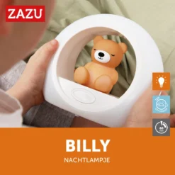 Zazu Billy Beer Bruin Nachtlampje ZA-BILLY-02 -LiefjesHoek Verkoop zazu billy beer bruin nachtlampje za billy 02 3