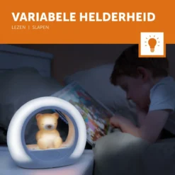 Zazu Billy Beer Bruin Nachtlampje ZA-BILLY-02 -LiefjesHoek Verkoop zazu billy beer bruin nachtlampje za billy 02 4