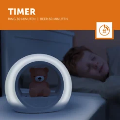 Zazu Billy Beer Bruin Nachtlampje ZA-BILLY-02 -LiefjesHoek Verkoop zazu billy beer bruin nachtlampje za billy 02 5